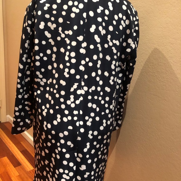 NWOT Tahari polka dot navy jacket - Picture 2 of 5